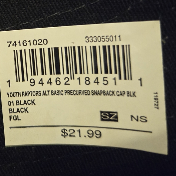 Youth Toronto Raptors hat - Picture 9 of 9